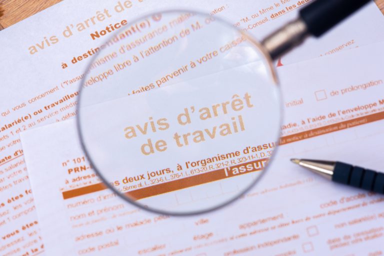 arret de travail fonction publique