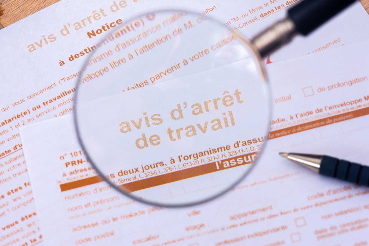 arret de travail fonction publique